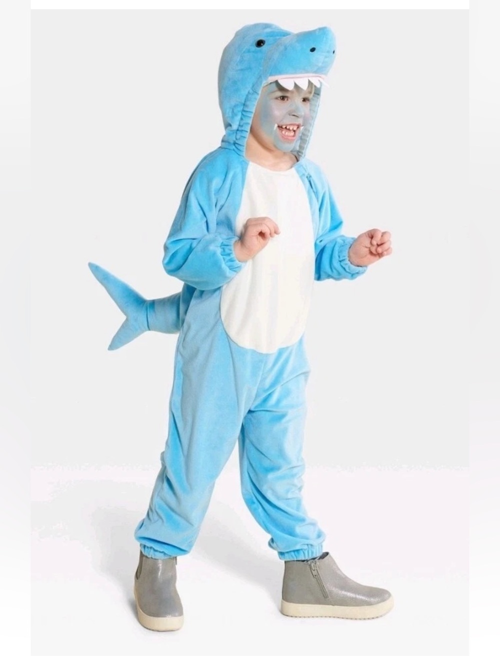 Hyde and Eek Blue SHARK Halloween Costume toddler 2t-3t